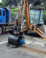 Aksesoris Excavator Road Planer, Kepala Penggiling Aspal, Cold Planer untuk Excavator 5 hingga 20 Ton, Penggilingan Permukaan Beton