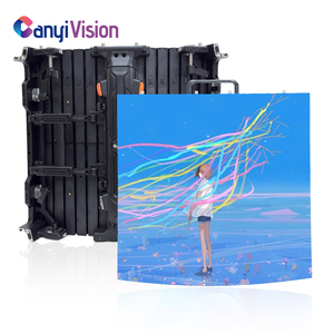 Affichage à LED flexible imperméable P2.604 prix d'usine en gros écran de publicité extérieure d'intérieur - Product Image 1