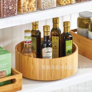 Modern minimalist wooden storage box <b>for</b> home kitchen <b>spice</b> <b>jars</b>, desktop wine and beer storage organizer. - Product Image 3