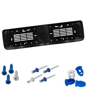 Soporte Trasero de Plástico para Matrícula 53x13.5 cm Universal Negro para Coche - Product Image 1