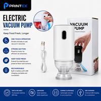 Pompe à vide électrique pour sacs de compression sous vide, pompe d'extraction d'air automatique rechargeable par USB pour le stockage de filament d'imprimante 3D