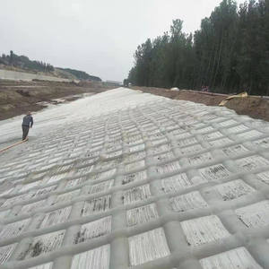 Matelas géotextile Fabriform Geofabriform en polyester, design <span class=keywords><strong>nid</strong></span> <span class=keywords><strong>d</strong></span>'<span class=keywords><strong>abeille</strong></span> moderne pour le contrôle de l'érosion des berges de rivière, le drainage des barrages et les jardins - Product Image 4