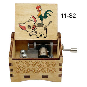 Caja de Música de Madera con Diseño de Anime Ocean Princess, Mecanismo de Cuerda, Regalo Especial para Cumpleaños - Product Image 2