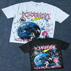 3.5 Dollar Model MXJ065 Graphic 250Gram Oversized Printing Cotton Funny Big <strong>Face</strong> <strong>T</strong>-<strong>Shirts</strong> Men's Summer <strong>T</strong> <strong>Shirts</strong> With Colors - Product Image 1
