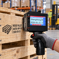 Imprimante jet d'encre portable HD à écran tactile économique pour codes QR, images et dates sur œufs – Imprimante industrielle pour entrepôts