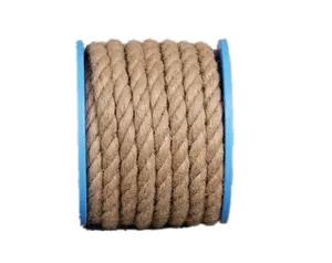 Preço de fábrica 1/4 ''6mm Hemp Cord Nature Coir Rope Sisal Rope