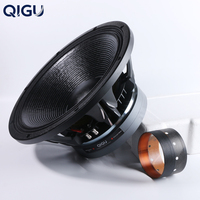 aQIGU18-056 Haut-parleur de basses de scène PA de 18 pouces, bobine vocale en cuivre de 125 mm, 8 ohms, aimant en ferrite 280x2 mm