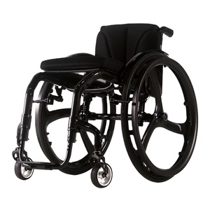 Silla <span class=keywords><strong>de</strong></span> <span class=keywords><strong>ruedas</strong></span> activa <span class=keywords><strong>de</strong></span> fibra <span class=keywords><strong>de</strong></span> carbono tipo Plegable ligera 8801 con CE ISO <span class=keywords><strong>para</strong></span> <span class=keywords><strong>discapacitados</strong></span> - Product Image 1