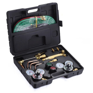Kit de antorcha de oxígeno y acetileno, juego de herramientas de soldadura y corte de estilo americano con interruptor único chapado en cobre para oxígeno, acetileno y propano - Product Image 4