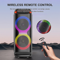 SING-E ZQS8828X Altavoz Bluetooth Portátil Multifuncional de 8 Pulgadas para Karaoke, Sistema de Sonido DJ de Alta Potencia con RGB, Ideal para Exteriores