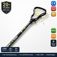 Juego de Hockey de Rodilla para Niños, Mini Palo de Hockey con Pelota, 37 Pulgadas, Juvenil, para Jardín, Plástico PVC, Paquete de 2, para Principiantes