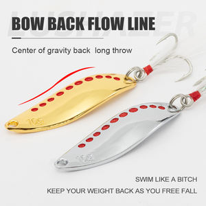 Leurre de pêche TGD, cuillère de pêche 5g 7g 10g 15g 20g, or argent, appât de pêche, cuillère d'appât, truite, <span class=keywords><strong>brochet</strong></span>, <span class=keywords><strong>brochet</strong></span>, leurre métallique, Chine - Product Image 4