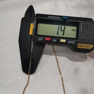 Collar Xinfly de Oro Amarillo de 18 Quilates y 1.4 mm, Estilo Cubano Miami, con Diamantes y Perlas, para Regalo de Boda o Compromiso, Estilo Punk - Product Image 4