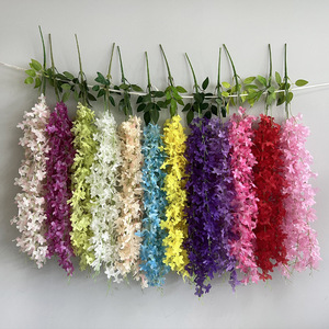 Guirlandes de lilas artificiels, branche unique, fleurs en soie plastique pour décoration intérieure, décoration de plafond de mariage - Product Image 2