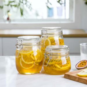 Frascos de Vidrio Vacíos al por Mayor con Tapas de Rosca para Pequeñas Empresas, Soluciones Personalizables para Envasado de Miel, Mermelada y Encurtidos - Product Image 3