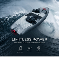Livraison rapide, planche de surf électrique, fibre de carbone de qualité supérieure, scooter aquatique motorisé haute vitesse, CE MSDS, stock USA Europe