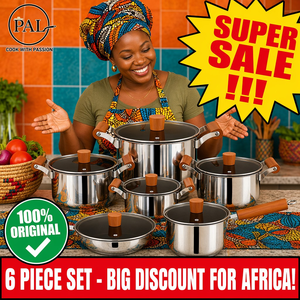 Ensemble de <span class=keywords><strong>casseroles</strong></span> empilables en bois de noyer avec poignées, 6 tailles graduées (16-24 cm), comprenant faitout, casserole et poêle à frire, pour l'Afrique - Product Image 3