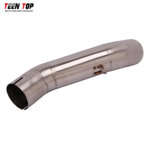 Pour Honda CB400 500X <span class=keywords><strong>CB500F</strong></span> CBR400 500R tuyau moyen latéral 304 tuyau d'échappement en acier inoxydable 51mm - Product Image 6