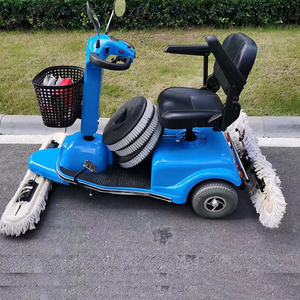 신형 산업용 3륜 라이더형 배터리 건식 청소 먼지 카트 전기 구동 먼지 수집 푸시 카트 쇼핑몰 판매 - Product Image 1