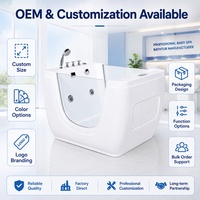 Baignoire Spa en Acrylique pour Bébé, Baignoire Jacuzzi pour Enfants, Baignoire de Massage, Piscine pour Bébé