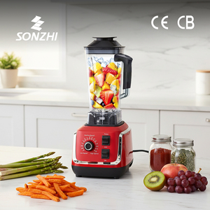 Nouveauté 2-en-1 : Mixeur Commercial Programmable 1500W à 15 Vitesses avec Extracteur <span class=keywords><strong>de</strong></span> <span class=keywords><strong>Jus</strong></span> Automatique pour Smoothies – Fabriqué en Chine - Product Image 1