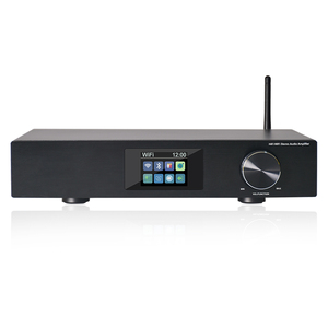 Amplificateur <span class=keywords><strong>audio</strong></span> haute fidélité 550W, appareil de streaming sans fil, décodage DSP DAC, entrée phono vinyle MM, sortie subwoofer - Product Image 3