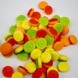 Vente en gros <span class=keywords><strong>Mini</strong></span> Burger en forme de <span class=keywords><strong>hamburger</strong></span> Gelée Bonbons gélifiés Marque privée Saveur fruitée <span class=keywords><strong>halal</strong></span> en bouteille Emballage - Product Image 4