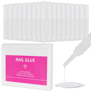 <strong>Top</strong> <strong>Selling</strong> Clear Fast Drying Nail Glue 100% Real Nail Art Decoration Professional Use Strong Durable Non-Toxic Eco-Friendly 2g - Product Image 6
