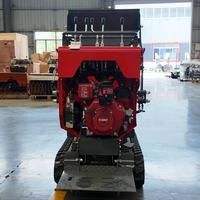 Leistungsstarker Mini-Raupendumper mit zentralisiertem Steuerungssystem und hydraulischem Hebe- und Kippmechanismus für Transportarbeiten