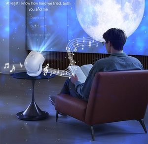 Mắt thường 3D Đèn chiếu bầu trời đầy sao đèn điều chỉnh góc vòng tròn lớn Máy chiếu trẻ em mơ mộng năng động chiếu - Product Image 1
