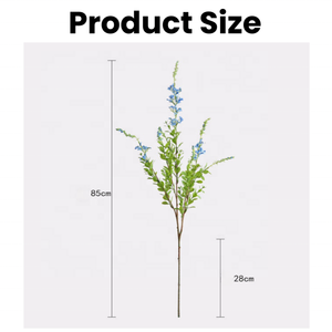 Tela de Seda Artificial de Alta Moda, Color Blanco y Rosa, Hierba Salvia <span class=keywords><strong>con</strong></span> <span class=keywords><strong>Flores</strong></span> para Ramo de Novia, Decoración de Bodas y Fiestas - Product Image 2