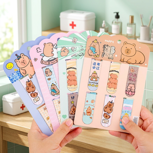Magnetic <b>Bookmarks</b> Wholesale Student Stationery <b>Gift</b> Cartoon Cute Clip-on Magnetic <b>Bookmark</b> Strip Refrigerator Magnet <b>Bookmark</b> - Product Image 2