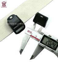 Boucles de réglage à glissière robustes en POM de 20 mm pour accessoires de sac à dos tactique, sangle de ceinture à verrouillage rapide
