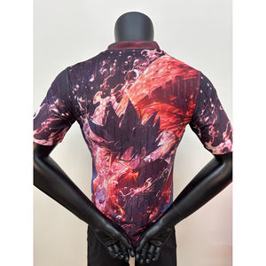 เสื้อฟุตบอลสไตล์อนิเมะญี่ปุ่นปี 2025 แบบสั่งทำพิเศษ พิมพ์ลายแบบซับลิเมชั่น ผ้าโพลีเอสเตอร์ 100% แขนสั้น ระบายอากาศได้ดี เหมาะสำหรับการฝึกซ้อมเป็นทีม - Product Image 3