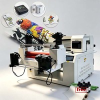Impresora UV DTF de rollo y cama plana 4060 multifunción con cabezal de impresión XP600 para pequeños negocios, botellas de vidrio, tazas y pegatinas