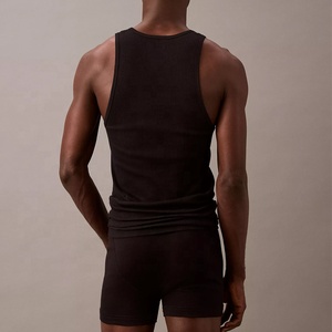 Diffornet Cotton Classics Solid <strong>Mens</strong> Tank Top Fitness Essentials <strong>Men's</strong> Regular-Fit <strong>Men's</strong> Undershirts <strong>Vest</strong> 2*1 <strong>Ribbed</strong> tank Top - Product Image 4