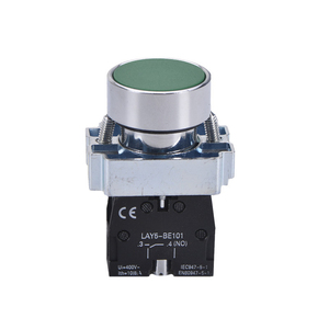 Electronic Screw Terminal Round Actuator Plastic <b>Push</b> <b>Button</b> <b>Switch</b> 1NO1NC 6A 600V Self-resetting Copper Contact Point - Product Image 1