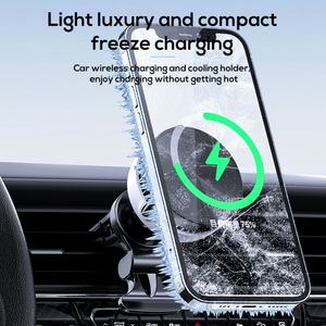 Support de téléphone portable magnétique sans fil pour voiture MEMO GW03, chargeur de voiture sans fil à charge rapide - Product Image 2