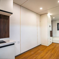 Casa Contenedor de Acero Prefabricada Expandible, Casa Móvil, Cocina, Dormitorios, Oficina Impermeable