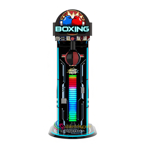 Máquina de Boxeo Económica, Simulador de Puñetazo Único, Estilo Vertical, Enchufe Estadounidense, 110V/240V - Product Image 5