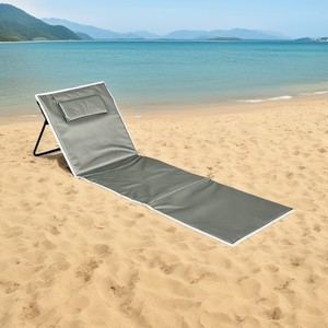 Esterilla de <span class=keywords><strong>playa</strong></span> para exteriores, <span class=keywords><strong>tumbona</strong></span> plegable portátil con respaldo ajustable, esterilla de <span class=keywords><strong>playa</strong></span> ajustable al por mayor - Product Image 5