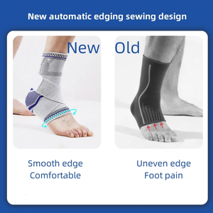 Protecteur personnalisé Douleur <span class=keywords><strong>Entorse</strong></span> Tricoté Nylon Élastique Sports Football Gym Wraps Cheville Brace Support - Product Image 5