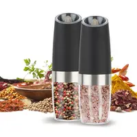 Buy Wholesale China Electric Salt And Pepper Grinder Set, Automatic Salt &  Pepper Mill Refillable With Rechargeable Base With Type C Cable & Salt &  Pepper Mills at USD 10.82