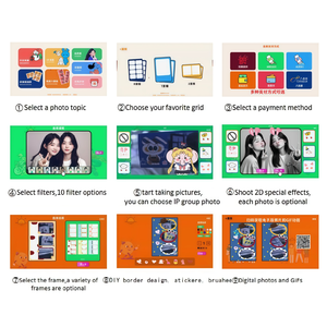 Machine à selfie beauté entièrement automatique, distributeur automatique de selfies, paiement par carte et pièces, machine <span class=keywords><strong>tout</strong></span>-en-un, logo personnalisé, photo - Product Image 3