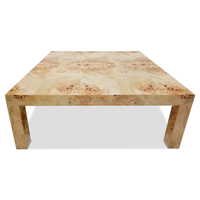Table basse moderne en bois, placage de bois de Mappa, rectangulaire, tables de salon de luxe