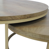 Table basse en bois, élégante, OEM, prix d'usine, pour hôtel