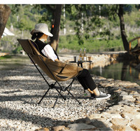 Chaise de camping ultralégère, chaise longue inclinable à dossier haut, chaise de pêche, chaise de camping en plein air, tabouret de pique-nique