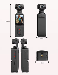 Cámara Deportiva K28 <span class=keywords><strong>4K</strong></span>, Videocámara Digital de Bolsillo, WiFi 270 °   Cámara para Videos Vlog con Rotación de Lente - Product Image 2