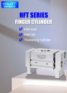 Cilindro de pistón de dedo tipo Airtac de aleación de aluminio, pinza <span class=keywords><strong>paralela</strong></span> de brazo robótico de gran <span class=keywords><strong>calibre</strong></span> y ancho, tamaños 10/16/<span class=keywords><strong>20</strong></span>/25/32, neumático - Product Image 4