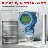 Jauge de niveau hydrostatique de type câble Weistoll en acier inoxydable et ABS avec portée de 100 m, protection IP68, précision de 0,25 % FS